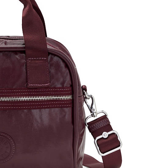 Sacs À Bandoulière Kipling Hadya Metallic Bordeaux | FR 1800KO